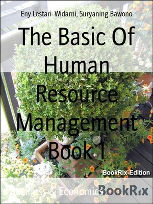 cover image of The Basic of Human Resource Management Book 1